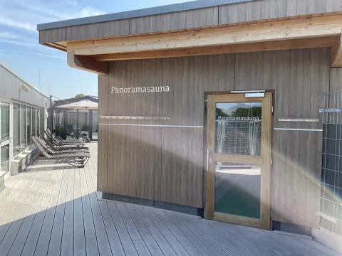 Panorama Sauna von außen