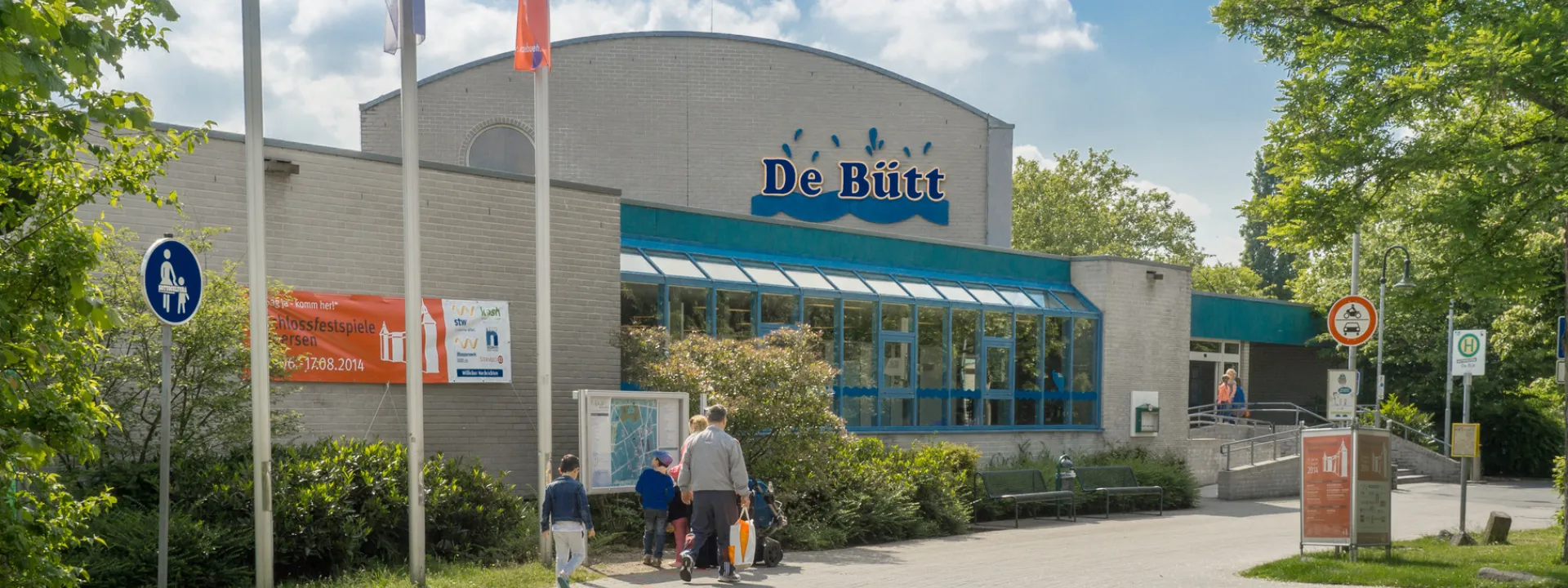 Eingangsbereich Freizeitbad De Bütt